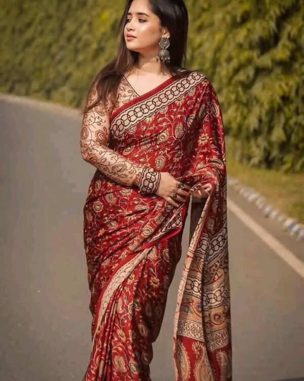 Digital Print Saree - Image 4