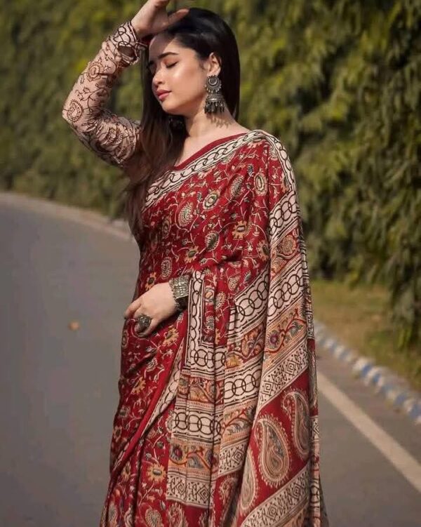Digital Print Saree - Image 3